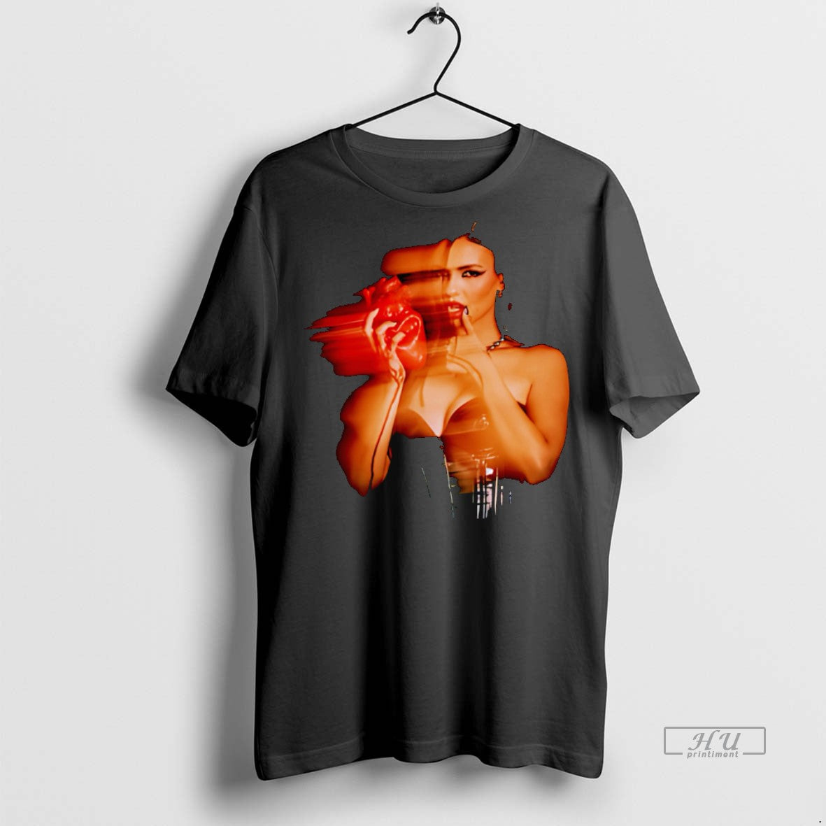 Trending Victoria Justice Love Zombie Glitch Graphic - Adult & Kids T-Shirts, Sweatshirts & Hoodies apparel design preview 1