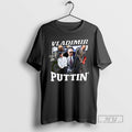 Trending Vladimir Puttin Putin Playing Golf Flag - Adult & Kids T-Shirts, Sweatshirts & Hoodies apparel design preview 1