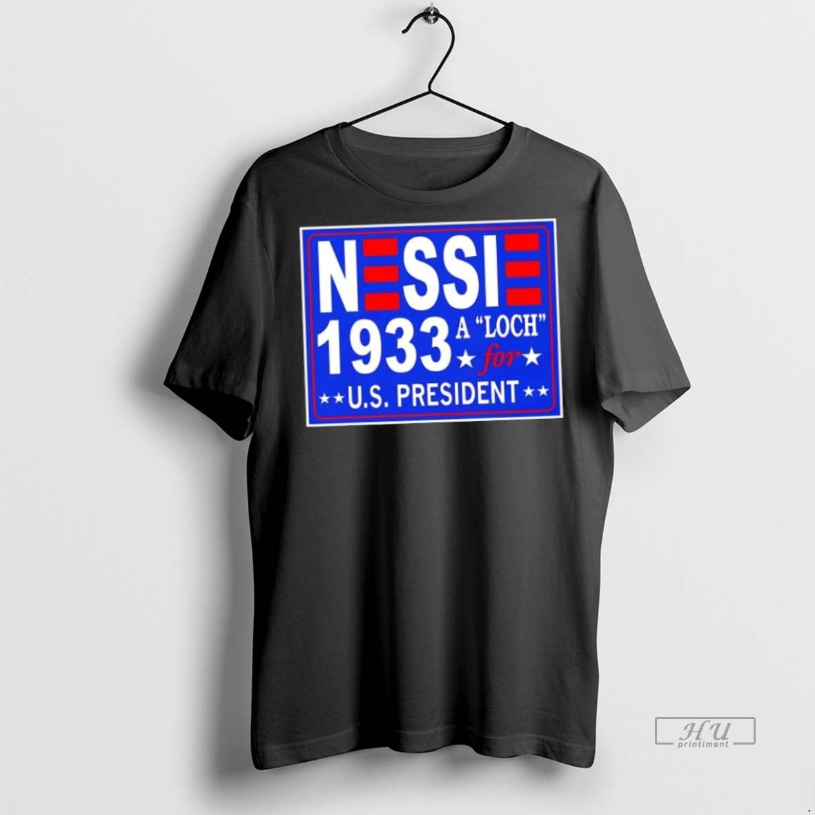 Trending Vote Nessie A Luch For Us President 1933 - Adult & Kids T-Shirts, Sweatshirts & Hoodies apparel design preview 1
