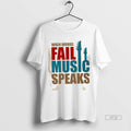 Trending When Words Fail Music Speaks Graphic Sweater - Adult & Kids T-Shirts, Sweatshirts & Hoodies apparel design preview 1