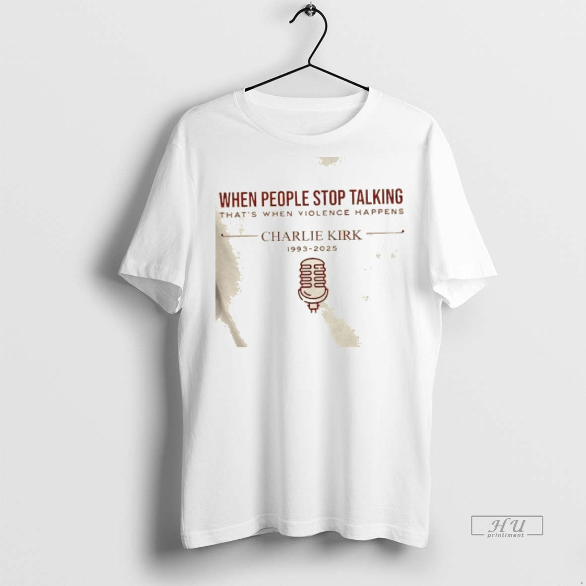 Trending When People Stop Talking Thats Violence - Adult & Kids T-Shirts, Sweatshirts & Hoodies apparel design preview 1