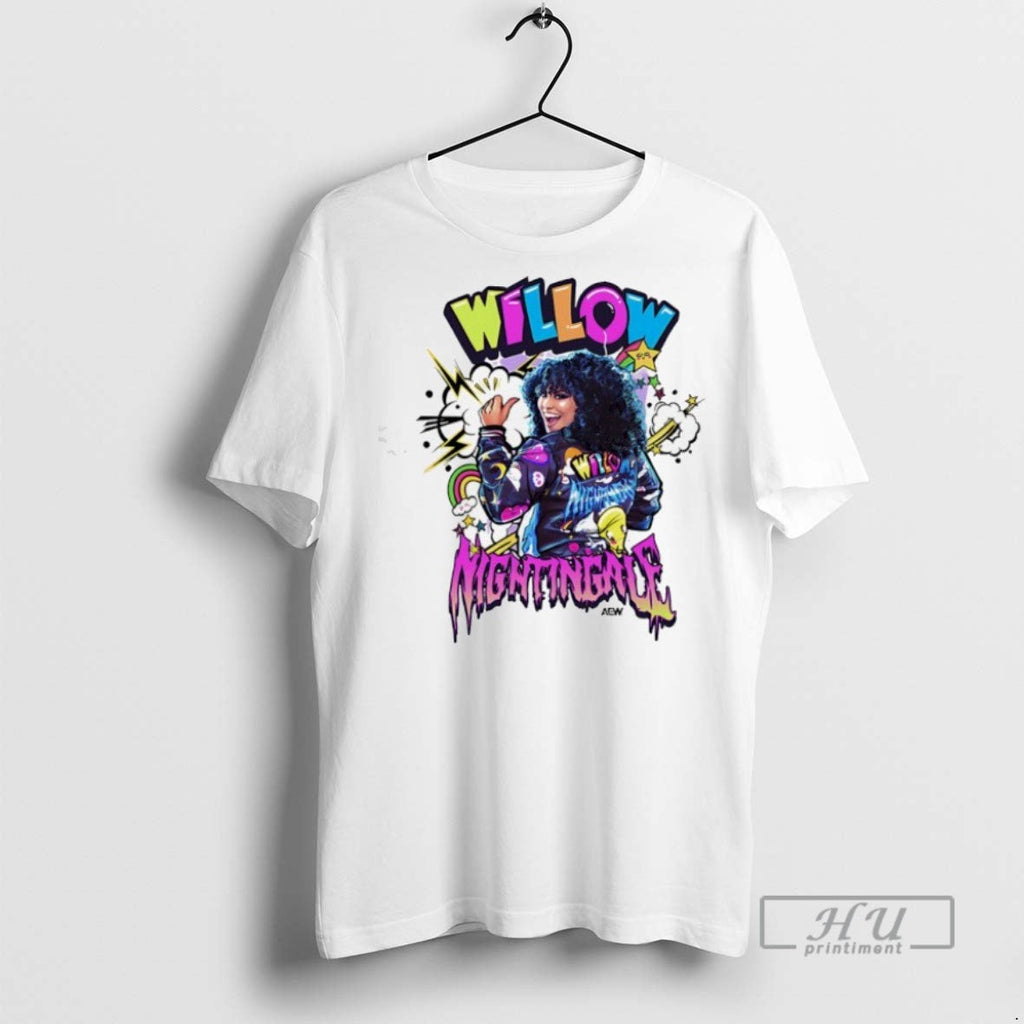 Trending Willow Nightingale Aew The Babe With Power - Adult & Kids T-Shirts, Sweatshirts & Hoodies apparel design preview 1