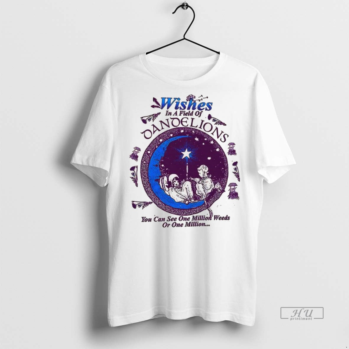 Trending Wishes In A Field Of Dandelions You Can See - Adult & Kids T-Shirts, Sweatshirts & Hoodies apparel design preview 1