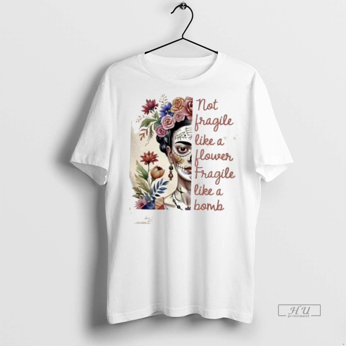 Trending Women Floral Not Fragile Like A Flower Bomb - Adult & Kids T-Shirts, Sweatshirts & Hoodies apparel design preview 1