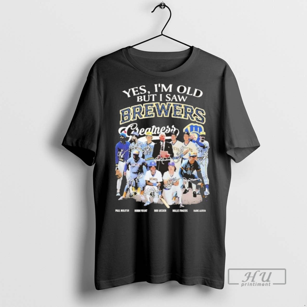Trending Yes Im Old But I Saw Brewers Greatness 2025 - Adult & Kids T-Shirts, Sweatshirts & Hoodies apparel design preview 1