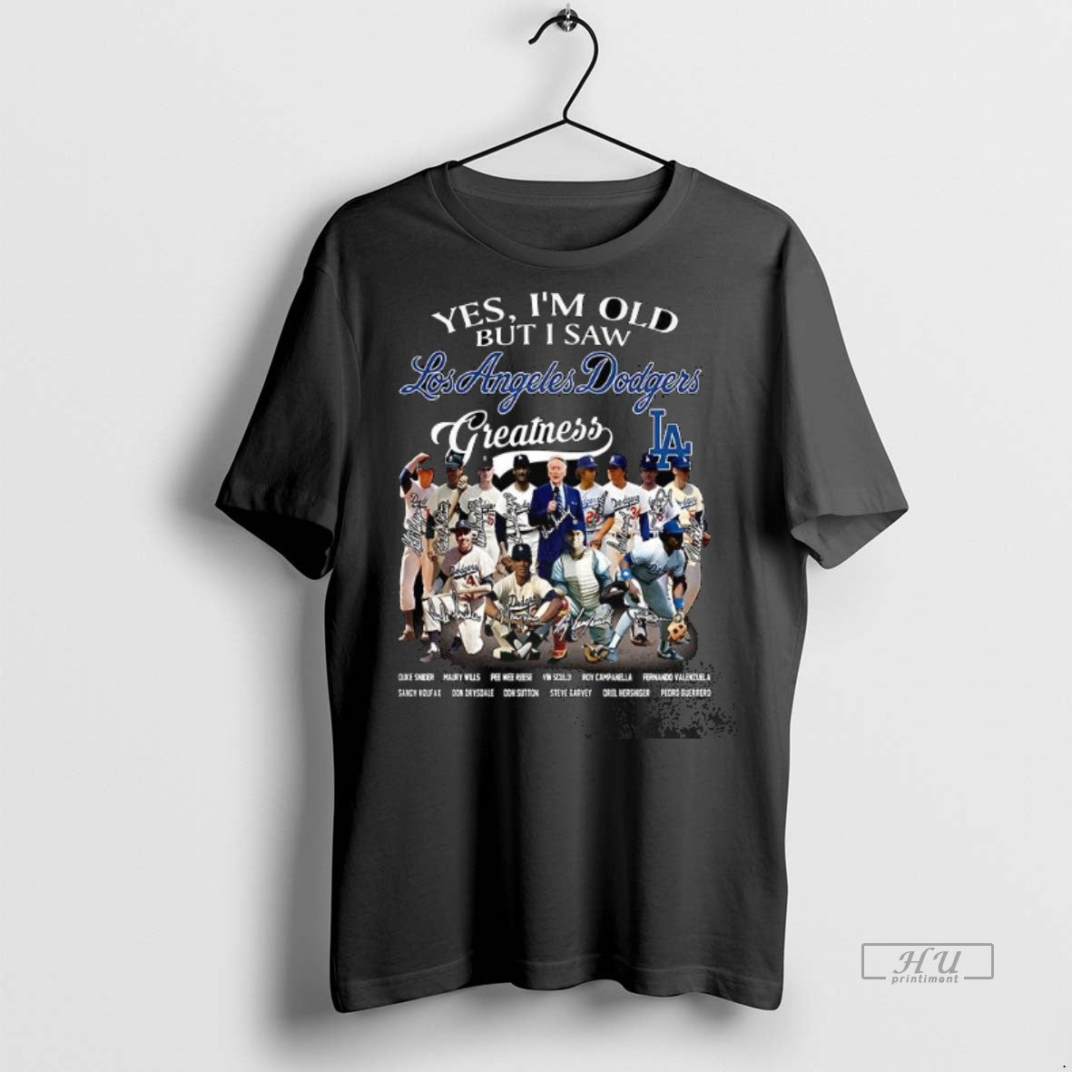 Trending Yes Im Old But I Saw Los Angeles Dodgers - Adult & Kids T-Shirts, Sweatshirts & Hoodies apparel design preview 1