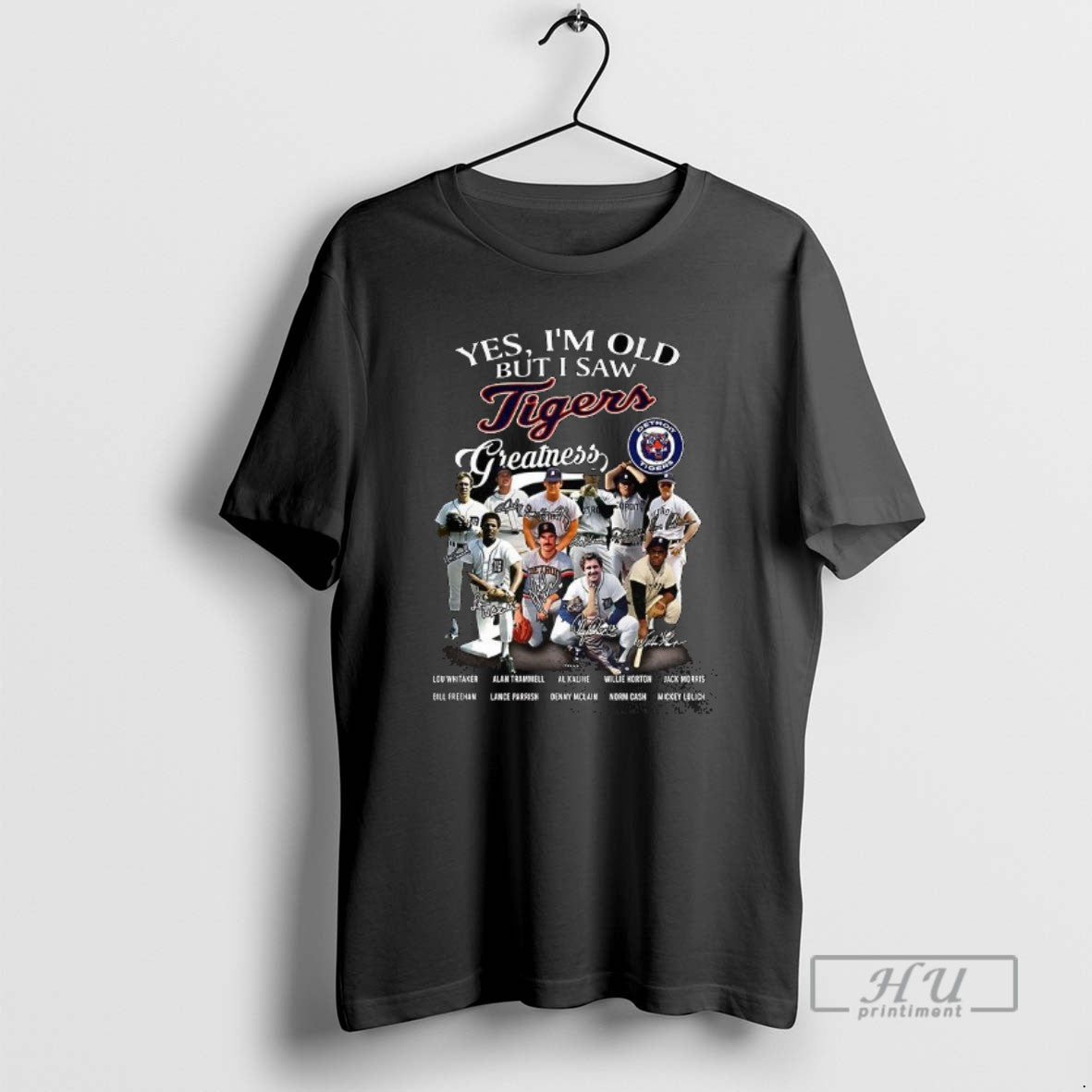 Trending Yes Im Old But I Saw Tigers Greatness Legend - Adult & Kids T-Shirts, Sweatshirts & Hoodies apparel design preview 1