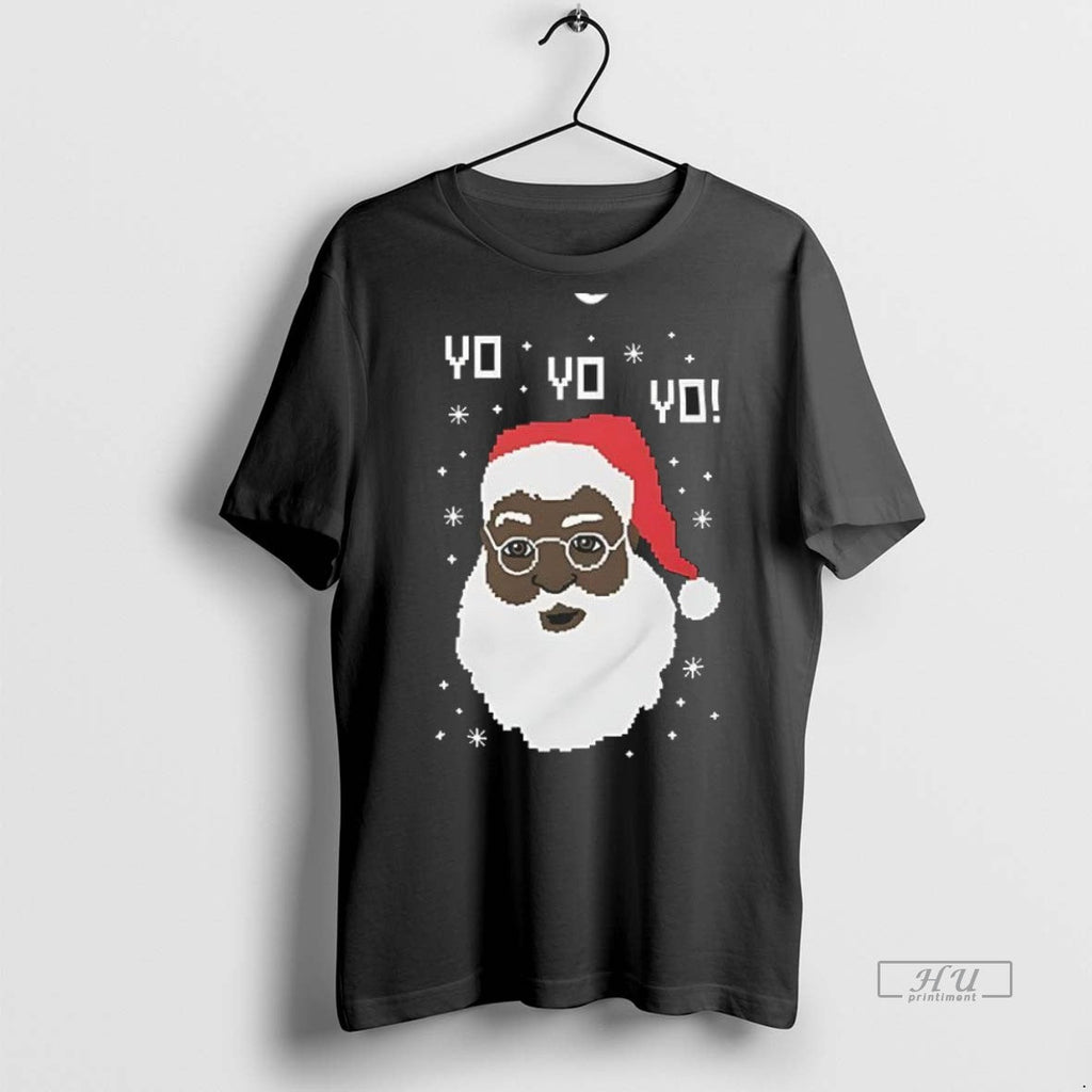 Trending Yo Black Santa Christmas Sweater - Adult & Kids T-Shirts, Sweatshirts & Hoodies apparel design preview 1
