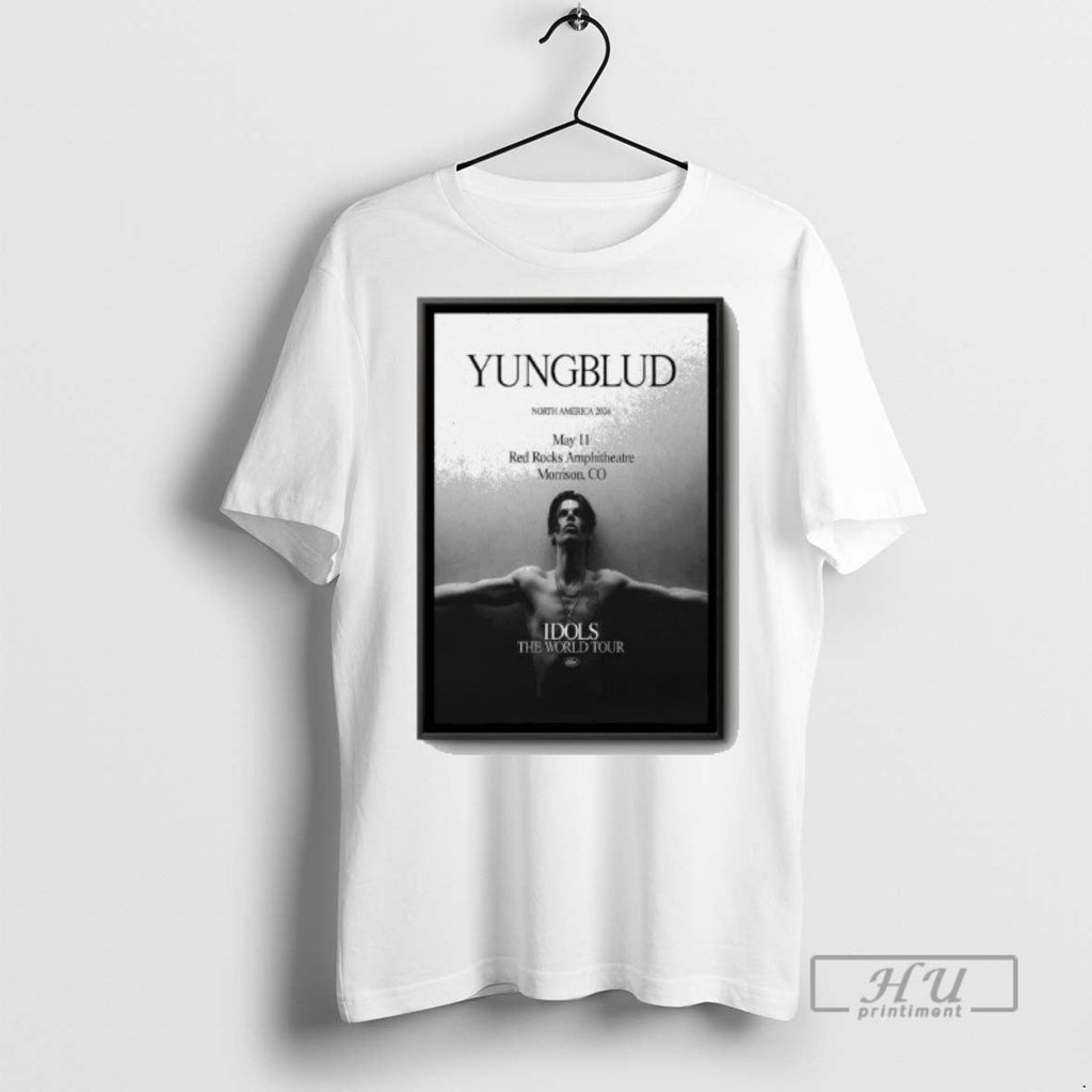 Trending Yungblud May 11 2026 Red Rocks Amphitheatre - Adult & Kids T-Shirts, Sweatshirts & Hoodies apparel design preview 1