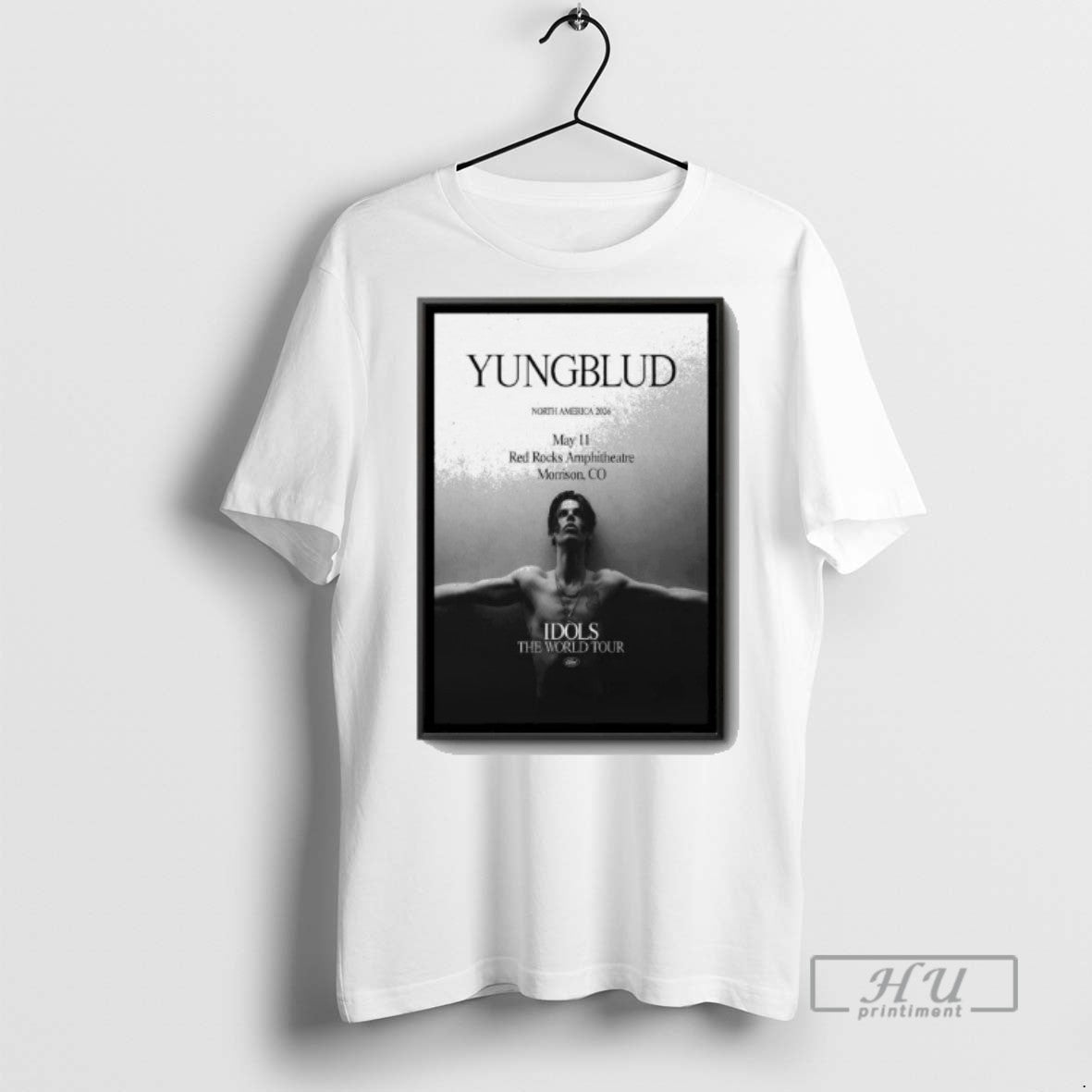 Trending Yungblud May 11 2026 Red Rocks Amphitheatre - Adult & Kids T-Shirts, Sweatshirts & Hoodies apparel design preview 1