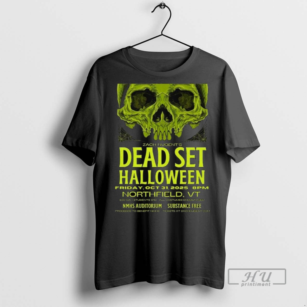 Trending Zach Nugents Dead Set Halloween Show In - Adult & Kids T-Shirts, Sweatshirts & Hoodies apparel design preview 1