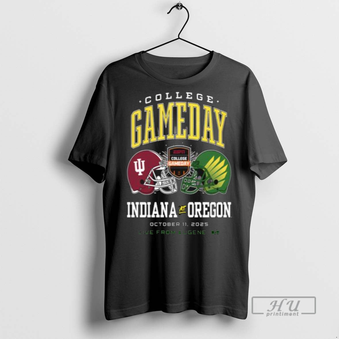 Trending College Gameday Indiana Vs Oregon Men - Adult & Kids T-Shirts, Sweatshirts & Hoodies apparel design preview 1