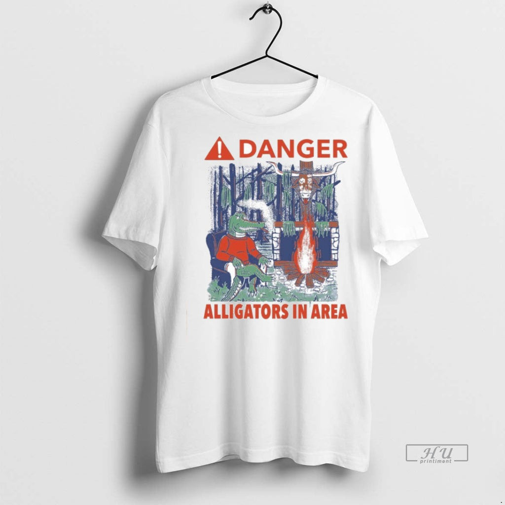 Trending Danger Alligators In Area Sweater - Adult & Kids T-Shirts, Sweatshirts & Hoodies apparel design preview 1