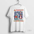 Trending Danger Alligators In Area Sweater - Adult & Kids T-Shirts, Sweatshirts & Hoodies apparel design preview 1