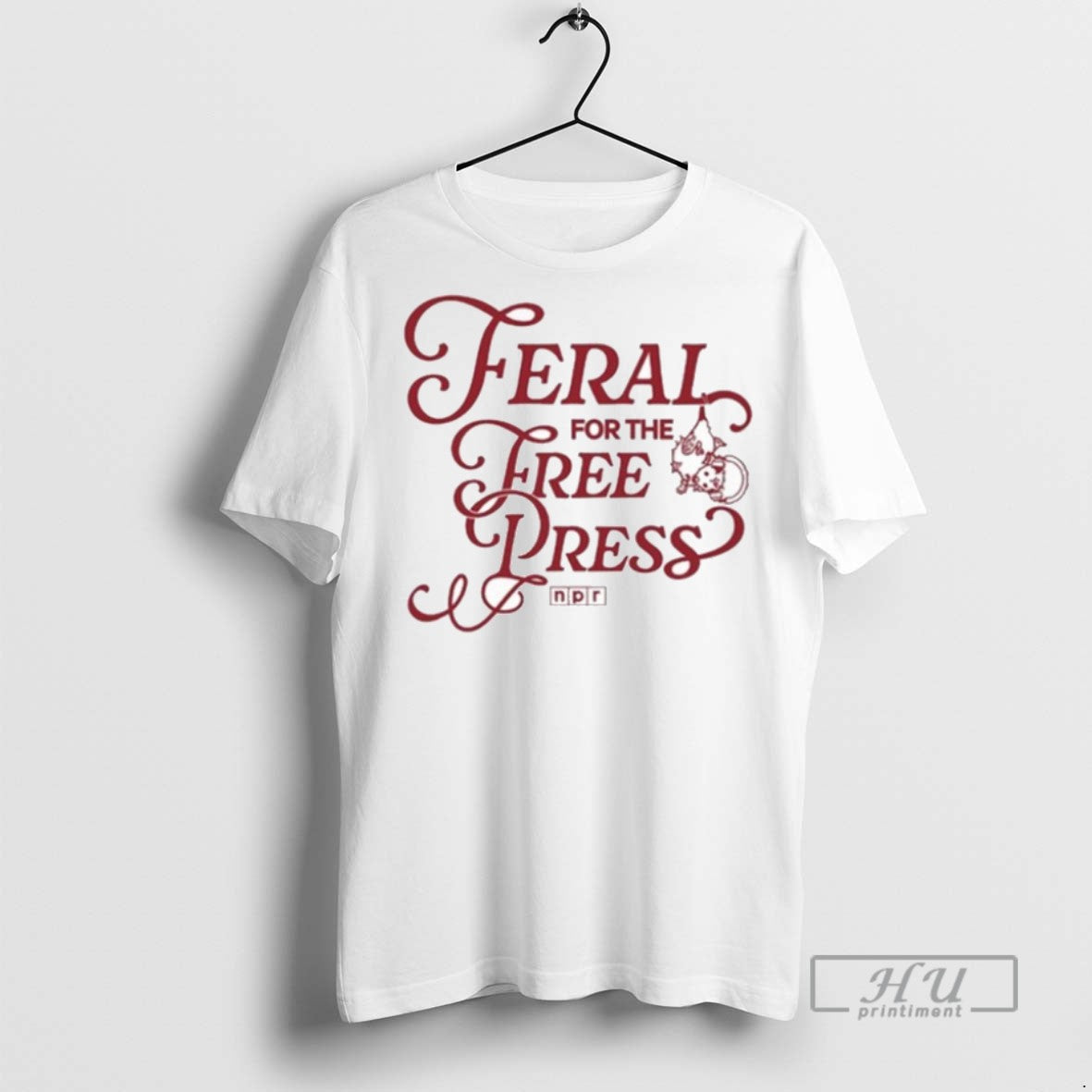 Trending Npr Feral For The Free Press - Adult & Kids T-Shirts, Sweatshirts & Hoodies apparel design preview 1
