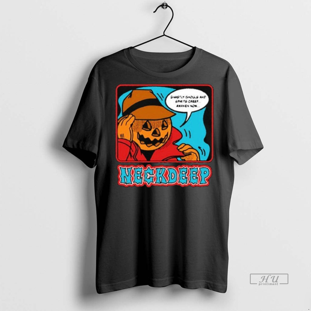 Trending Pumpkin Guy Neck Deep Sweater - Adult & Kids T-Shirts, Sweatshirts & Hoodies apparel design preview 1