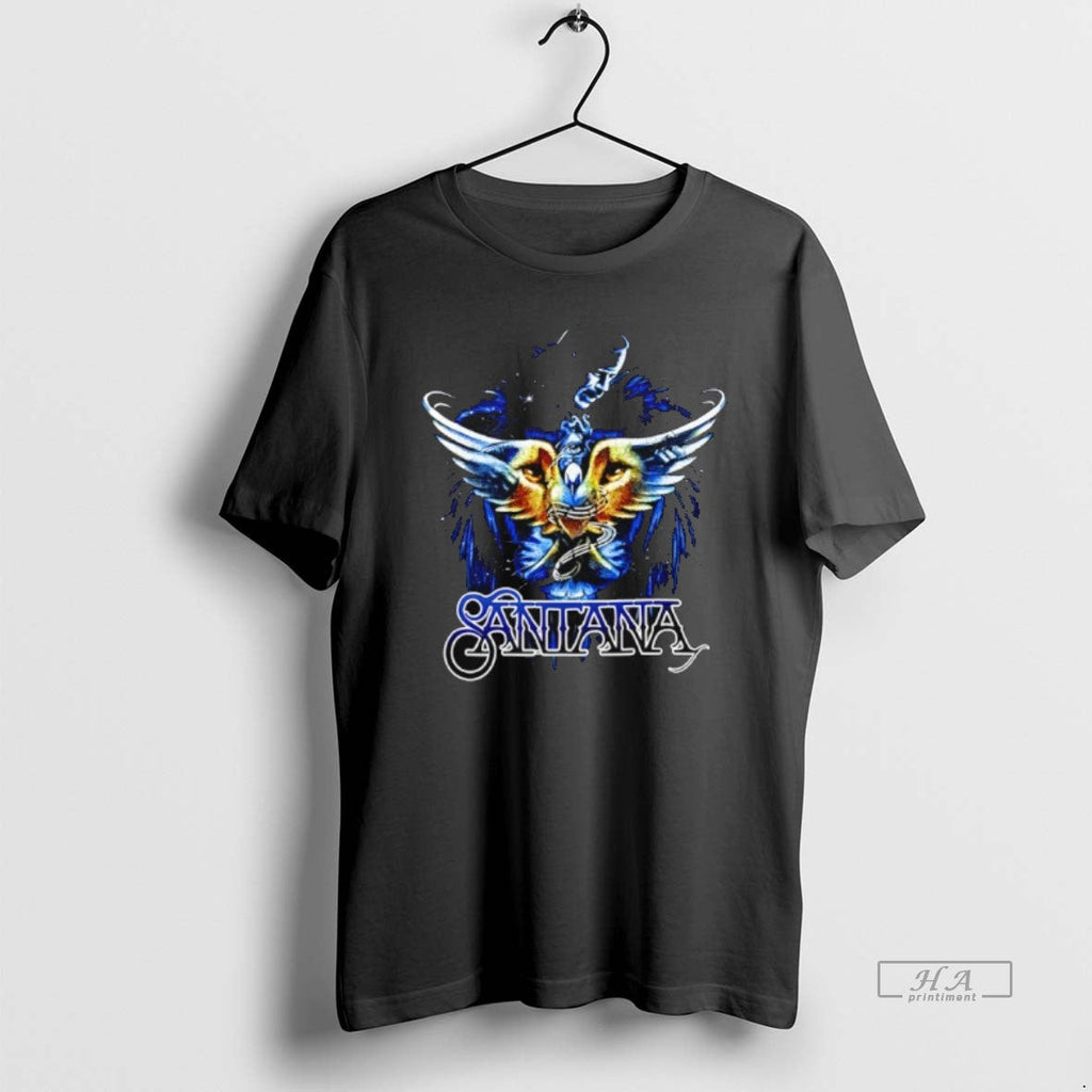 Trendy 2002 Carlos Santana Music Concert - Adult & Kids T-Shirts, Sweatshirts & Hoodies apparel design preview 1