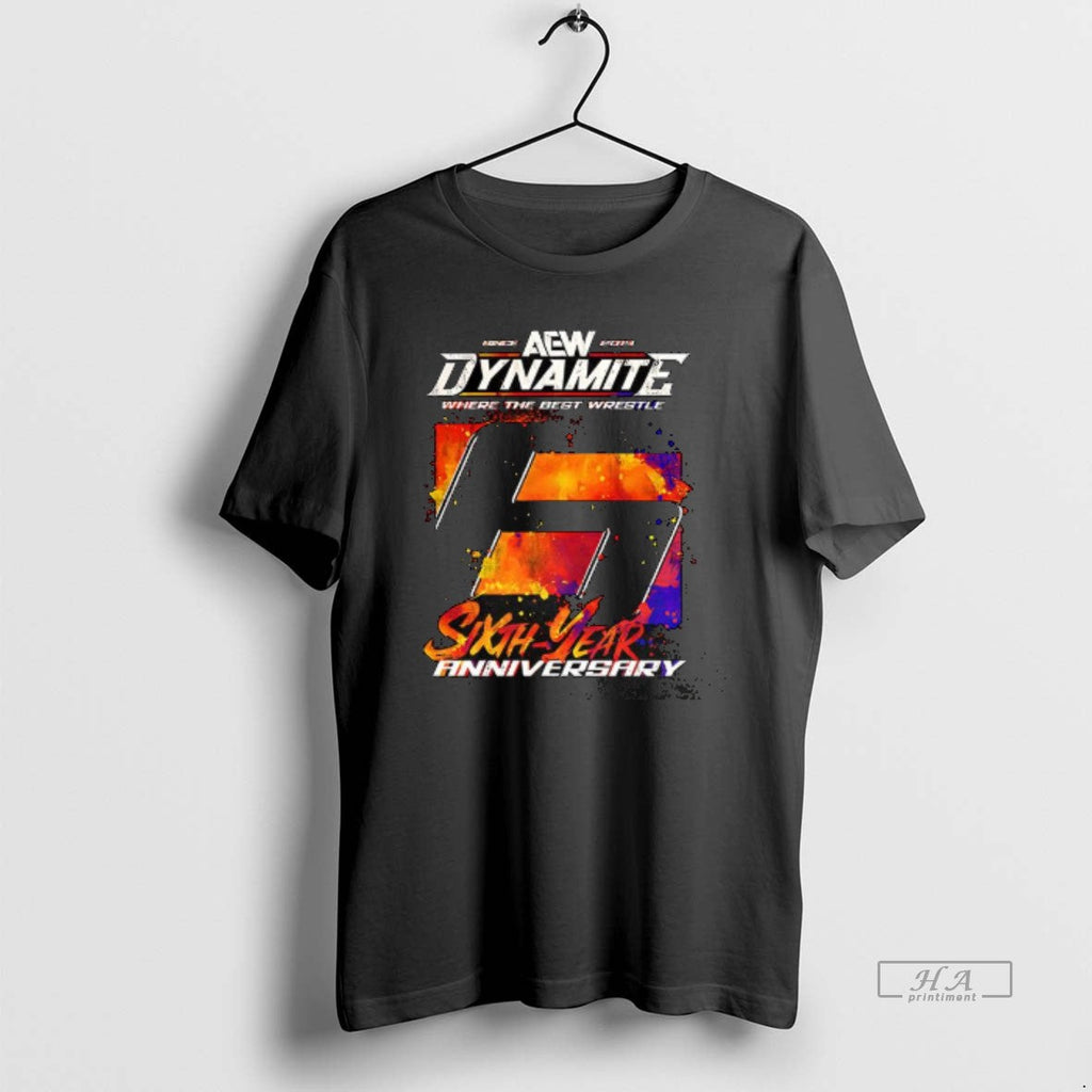 Trendy Aew Dynamite 6th Year Anniversary - Adult & Kids T-Shirts, Sweatshirts & Hoodies apparel design preview 1