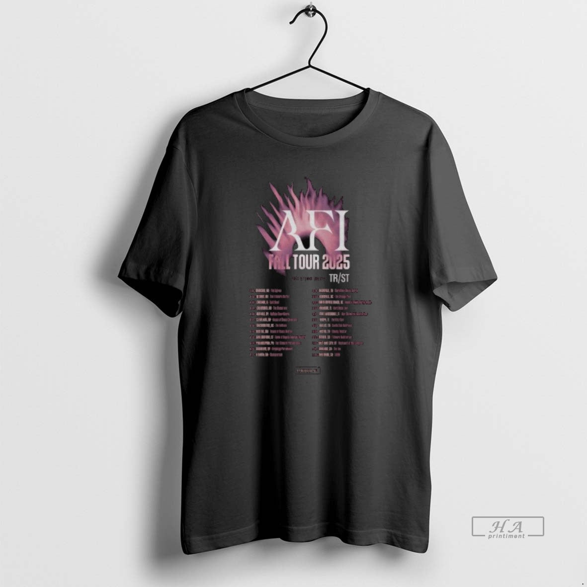 Trendy Afi Fall Tour 2025 Long Sleve - Adult & Kids T-Shirts, Sweatshirts & Hoodies apparel design preview 1