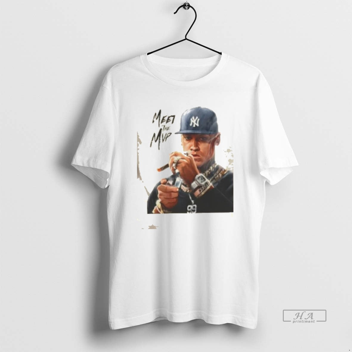 Trendy Aaron Judge Smoking Mvp New York Yankees - Adult & Kids T-Shirts, Sweatshirts & Hoodies apparel design preview 1