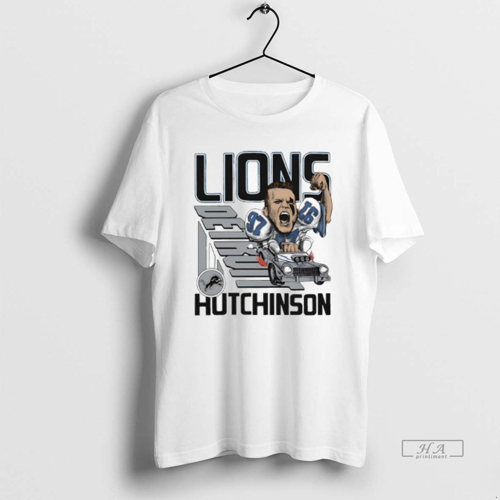 Trendy Aidan Hutchinson Detroit Lions - Adult & Kids T-Shirts, Sweatshirts & Hoodies apparel design preview 1