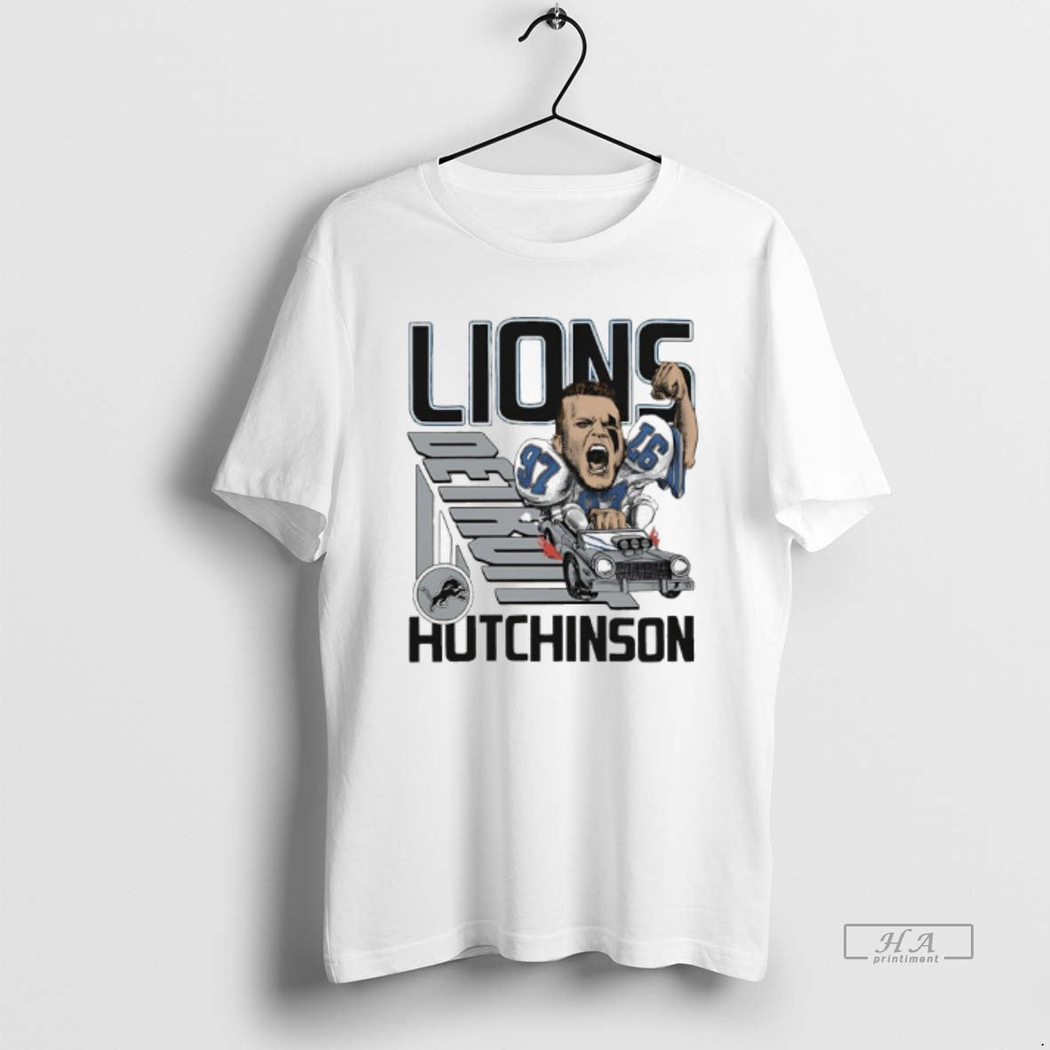 Trendy Aidan Hutchinson Detroit Lions - Adult & Kids T-Shirts, Sweatshirts & Hoodies apparel design preview 1