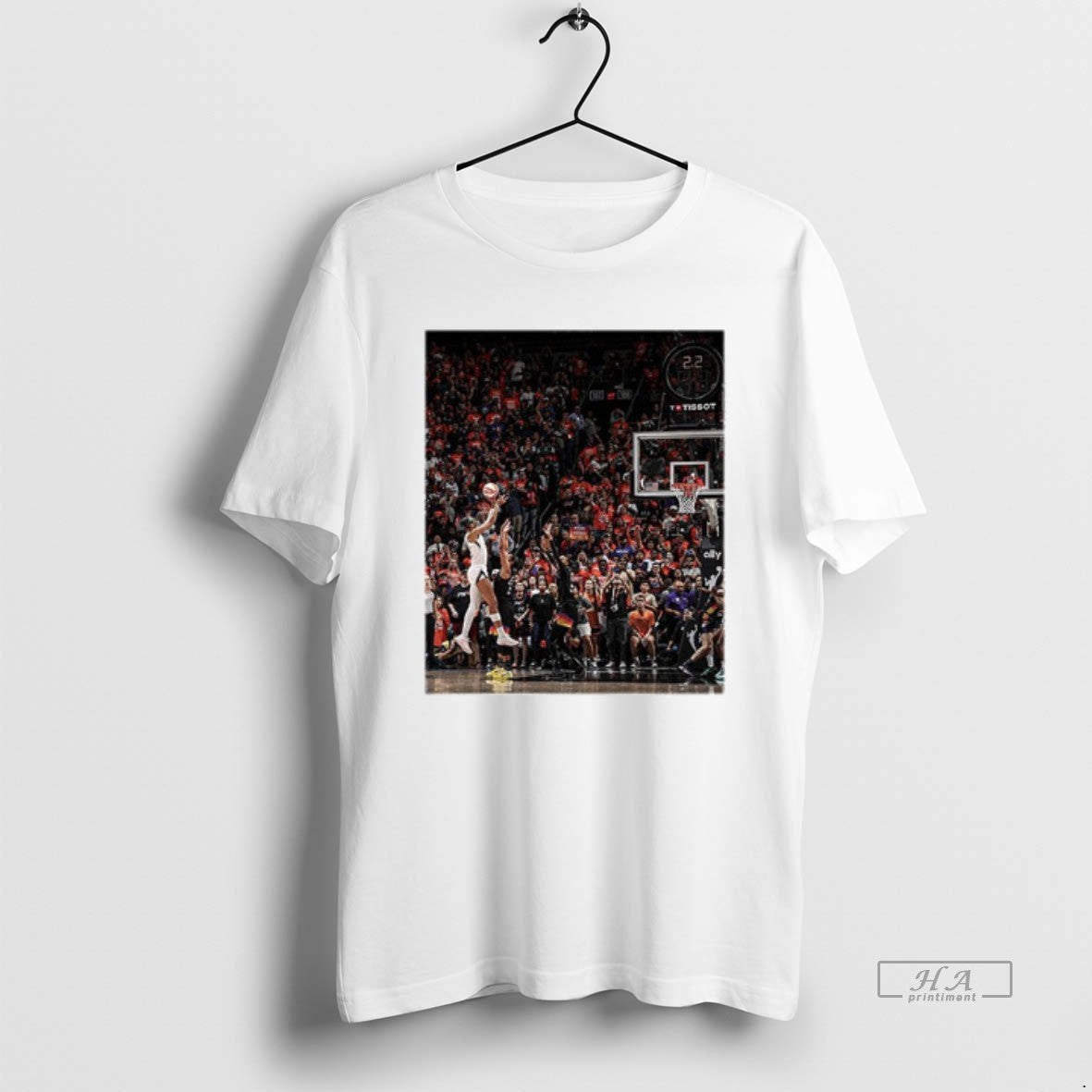 Trendy Aja Wilson Game Winner Photo Ceramic And - Adult & Kids T-Shirts, Sweatshirts & Hoodies apparel design preview 1