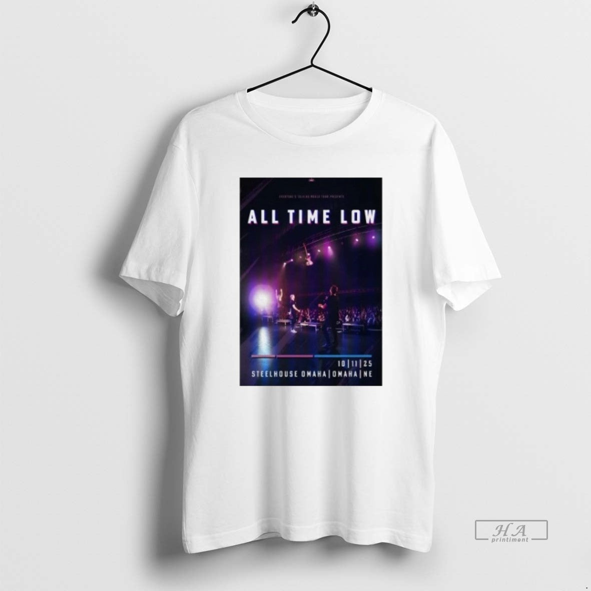 Trendy All Time Low Oct 11 2025 Steelhouse Omaha Ne - Adult & Kids T-Shirts, Sweatshirts & Hoodies apparel design preview 1