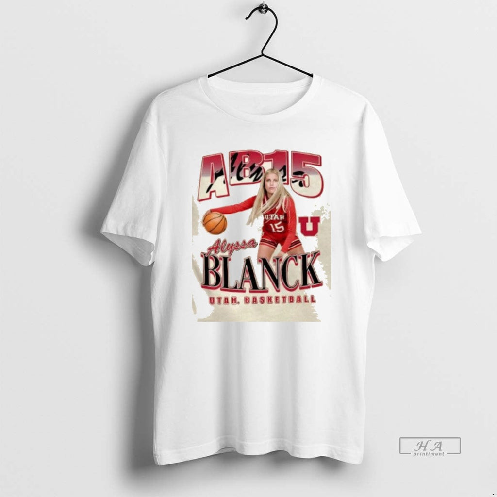 Trendy Alyssa Blanck Utah Womens Basketball Graphic - Adult & Kids T-Shirts, Sweatshirts & Hoodies apparel design preview 1