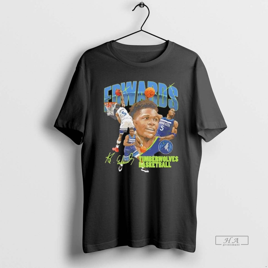 Trendy Anthony Edwards Minnesota Timberwolves - Adult & Kids T-Shirts, Sweatshirts & Hoodies apparel design preview 1