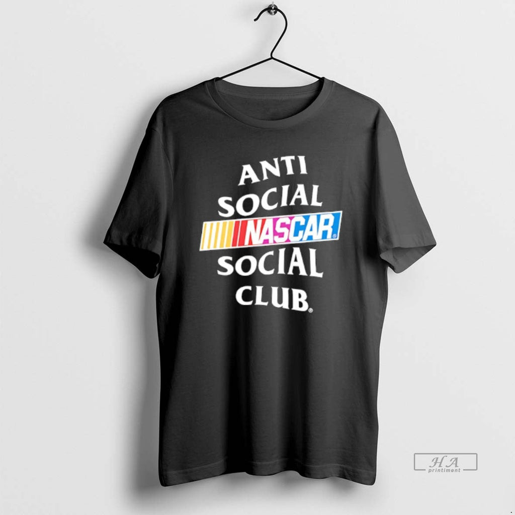 Trendy Anti Social Club X Nascar Game Logo - Adult & Kids T-Shirts, Sweatshirts & Hoodies apparel design preview 1