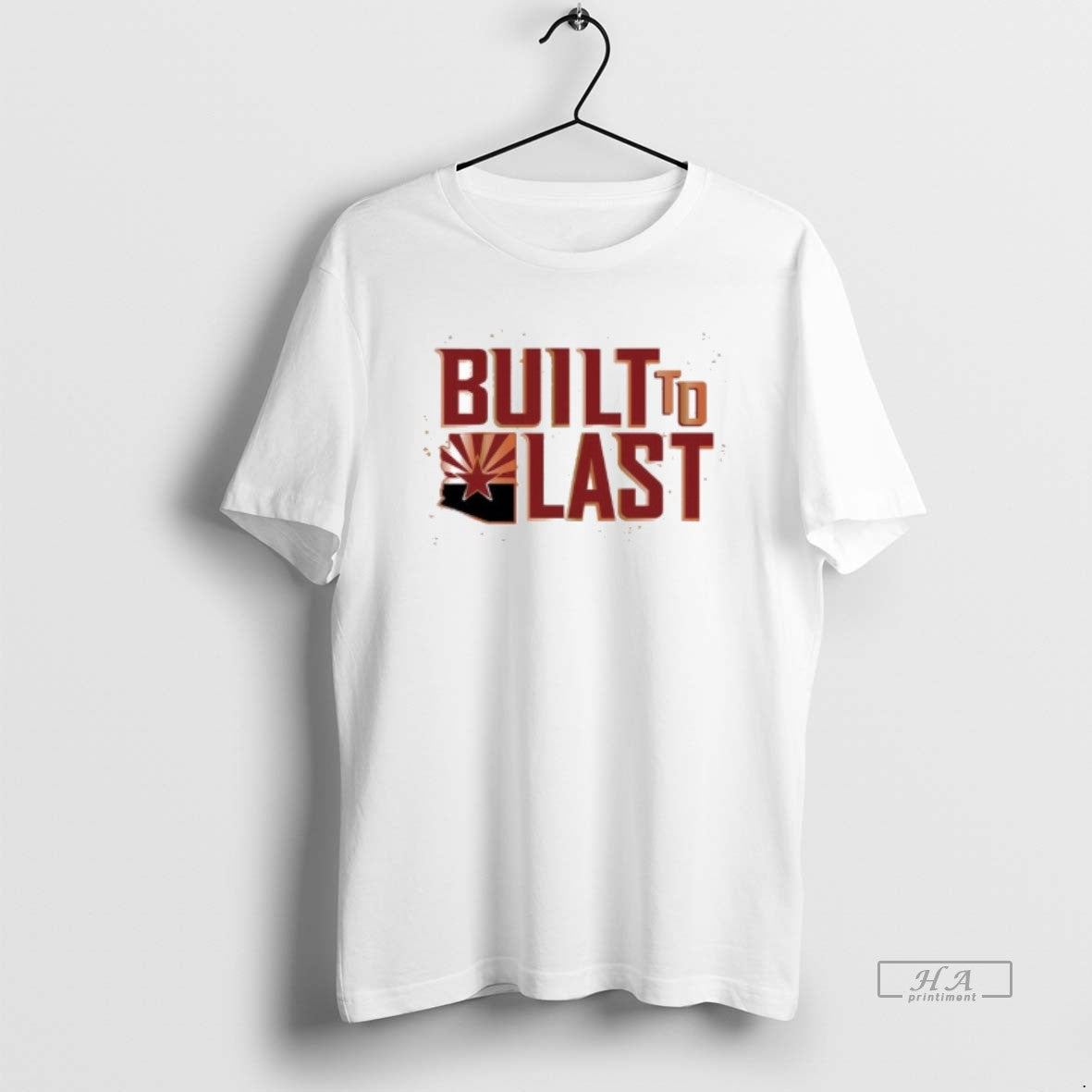 Trendy Arizona Cardinals Built To Last - Adult & Kids T-Shirts, Sweatshirts & Hoodies apparel design preview 1