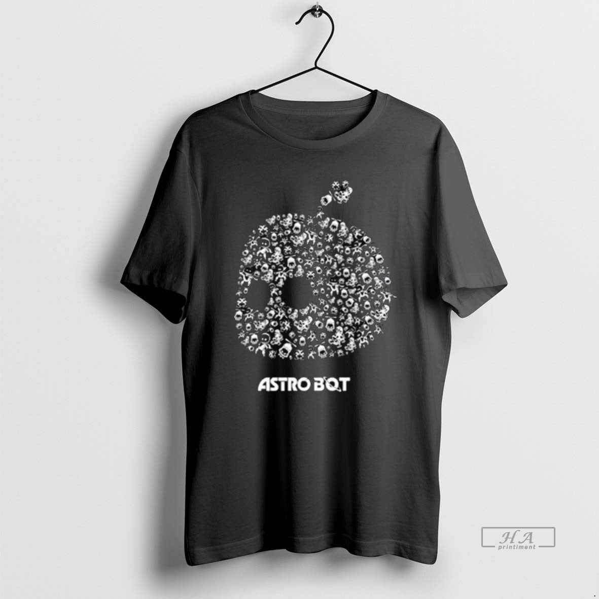Trendy Astro Bot Mosaic Style Long Sleve - Adult & Kids T-Shirts, Sweatshirts & Hoodies apparel design preview 1