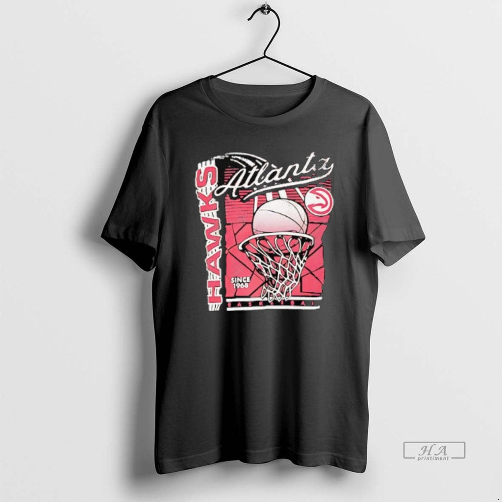 Trendy Atlanta Hawks Basketball Since 1965 Vintage - Adult & Kids T-Shirts, Sweatshirts & Hoodies apparel design preview 1