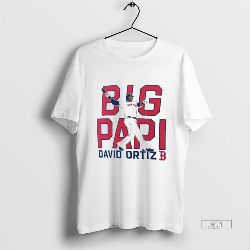 Trendy Big Papi David Ortiz Boston Red Sox - Adult & Kids T-Shirts, Sweatshirts & Hoodies apparel design preview 1