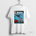 Trendy Birds Comic Surfs Up Victory - Adult & Kids T-Shirts, Sweatshirts & Hoodies apparel design preview 1