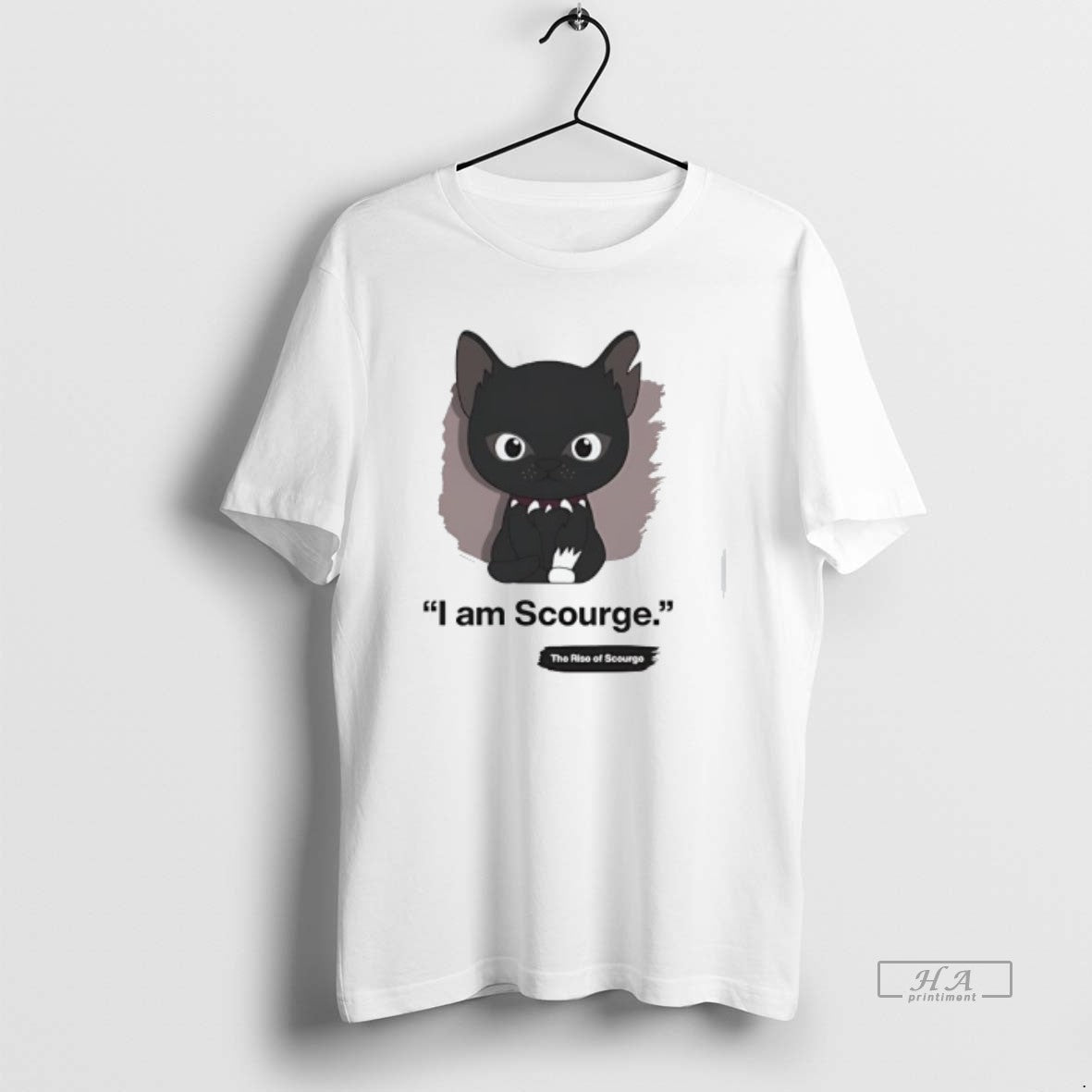 Trendy Black Cat I Am Scourge The Rise Of - Adult & Kids T-Shirts, Sweatshirts & Hoodies apparel design preview 1