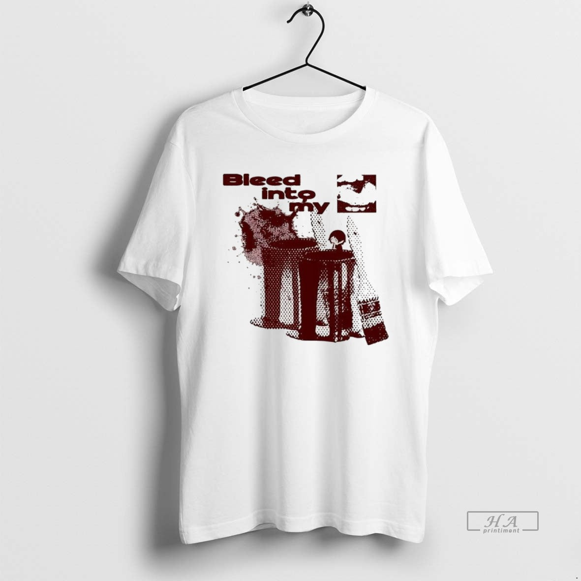 Trendy Bleed Into My - Adult & Kids T-Shirts, Sweatshirts & Hoodies apparel design preview 1