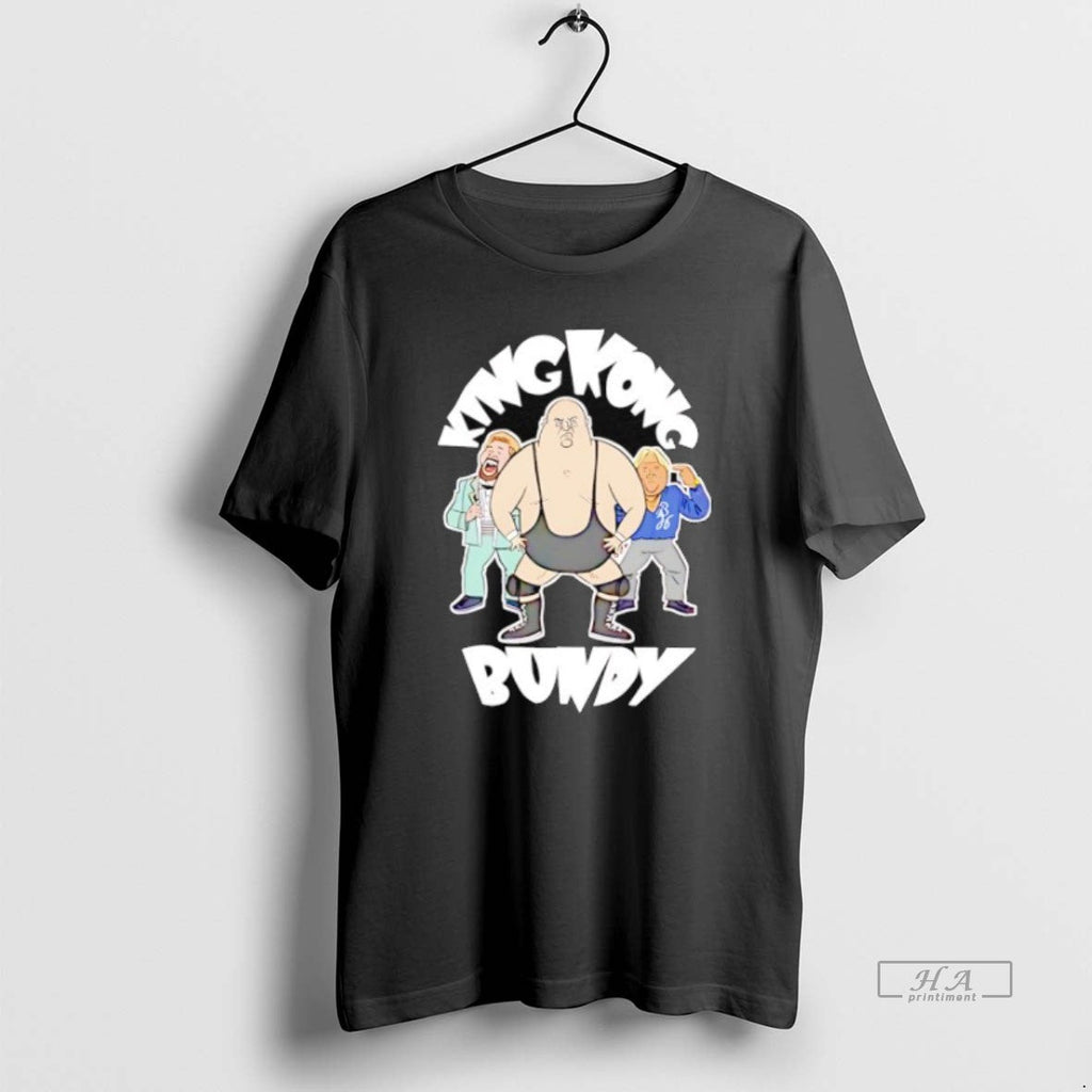 Trendy Bobby Heenan King Kong Bundy - Adult & Kids T-Shirts, Sweatshirts & Hoodies apparel design preview 1