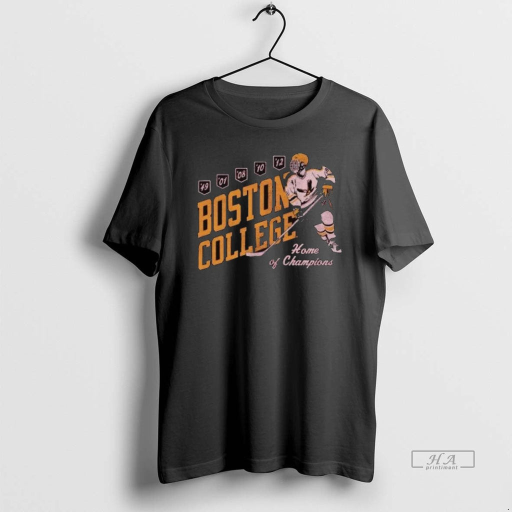Trendy Boston College Hockey Home Of Champions - Adult & Kids T-Shirts, Sweatshirts & Hoodies apparel design preview 1
