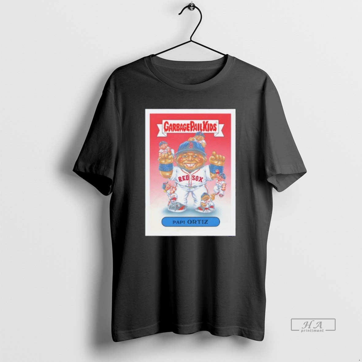 Trendy Boston Red Sox Garbage Pail Kids Papi Ortiz - Adult & Kids T-Shirts, Sweatshirts & Hoodies apparel design preview 1