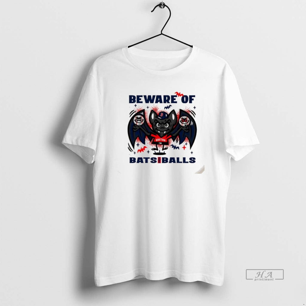 Trendy Boston Red Sox Baseball Beware Of Bats And - Adult & Kids T-Shirts, Sweatshirts & Hoodies apparel design preview 1