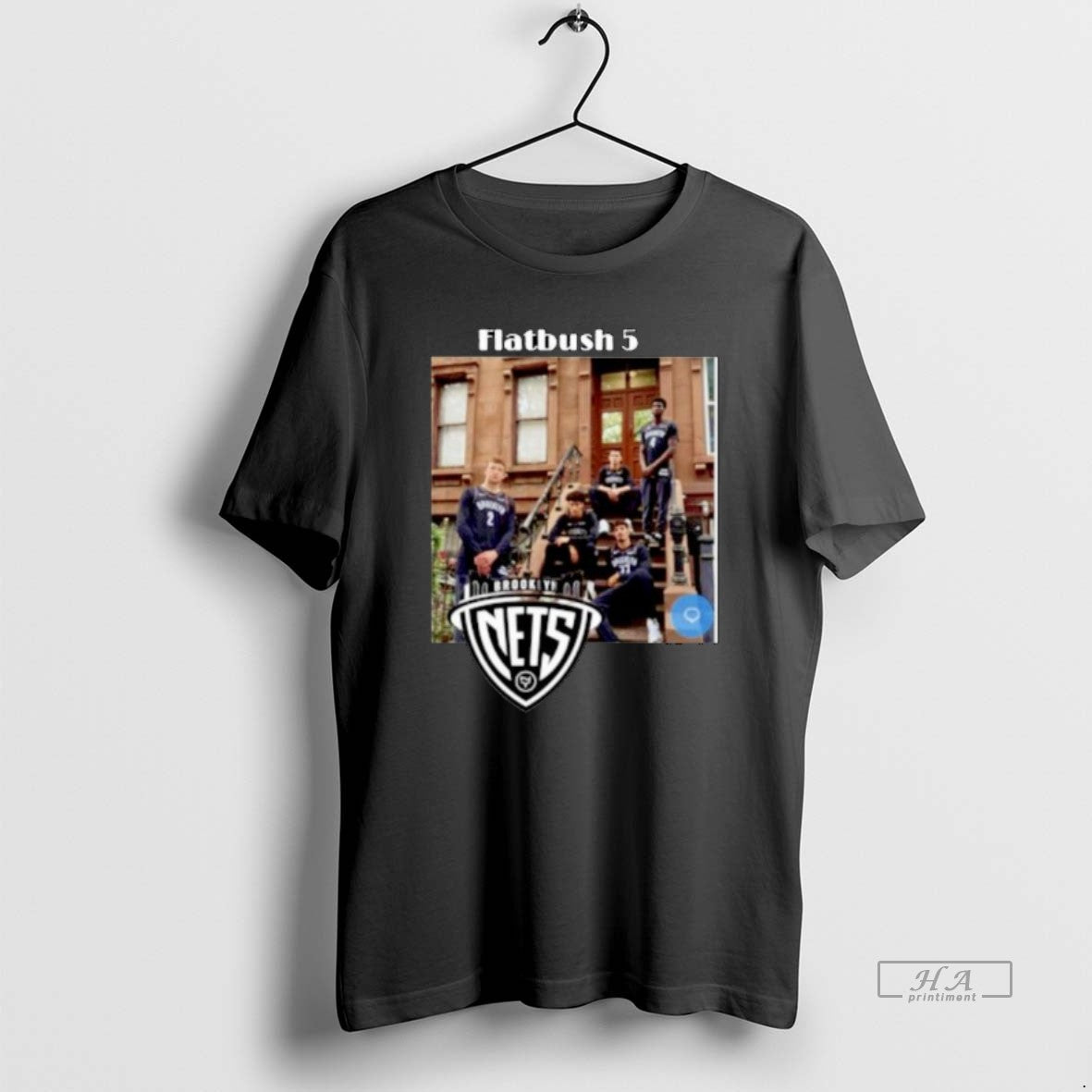 Trendy Brooklyn Nets Nba Flatbush 5 Ornaments - Adult & Kids T-Shirts, Sweatshirts & Hoodies apparel design preview 1