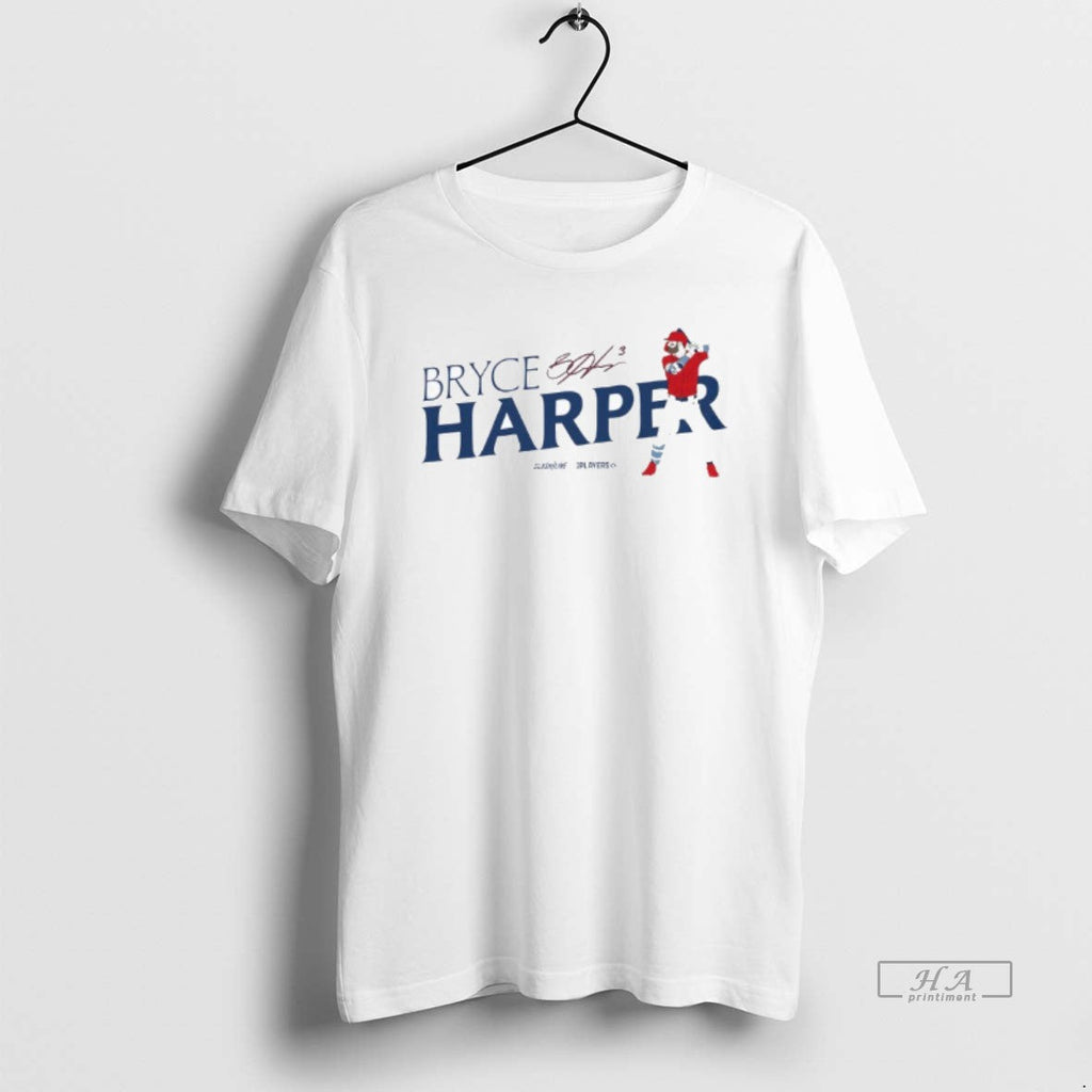 Trendy Bryce Harper Philadelphia Phillies Mlb - Adult & Kids T-Shirts, Sweatshirts & Hoodies apparel design preview 1