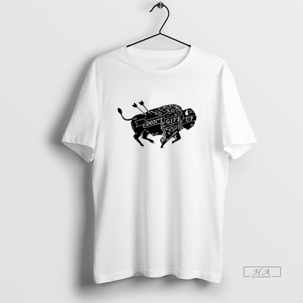 Trendy Buffalo Dont Give Up - Adult & Kids T-Shirts, Sweatshirts & Hoodies apparel design preview 1