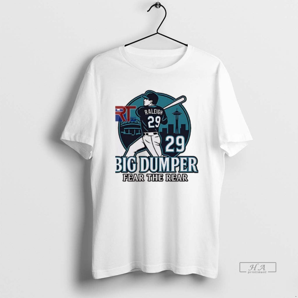 Trendy Cal Raleigh Big Dumper Fear The Rear - Adult & Kids T-Shirts, Sweatshirts & Hoodies apparel design preview 1