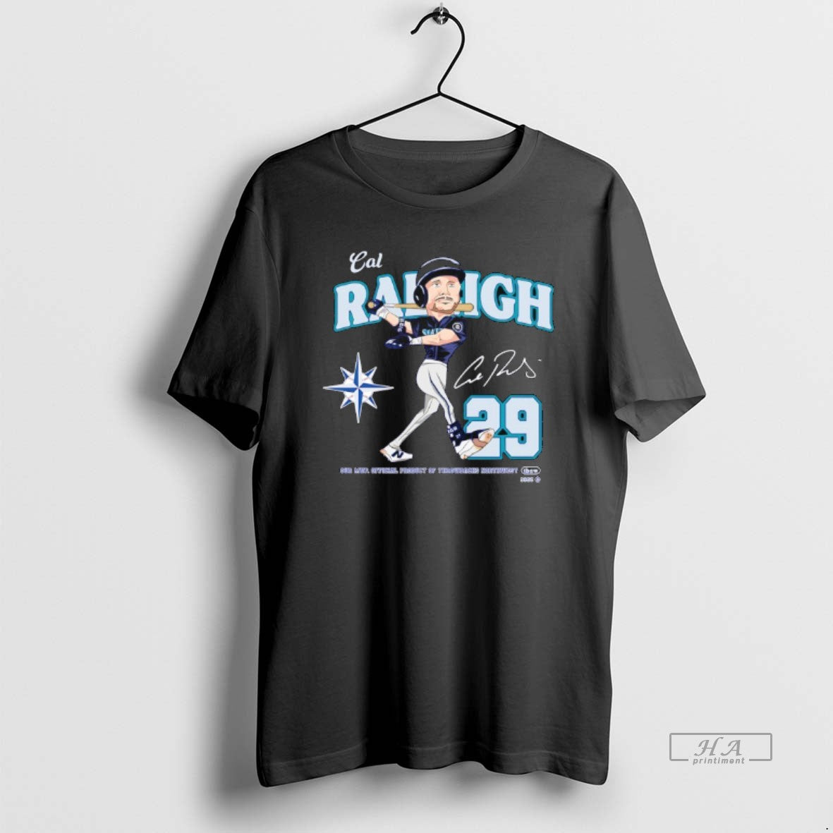 Trendy Cal Raleigh Seattle Mariners 29 Our Mvp - Adult & Kids T-Shirts, Sweatshirts & Hoodies apparel design preview 1