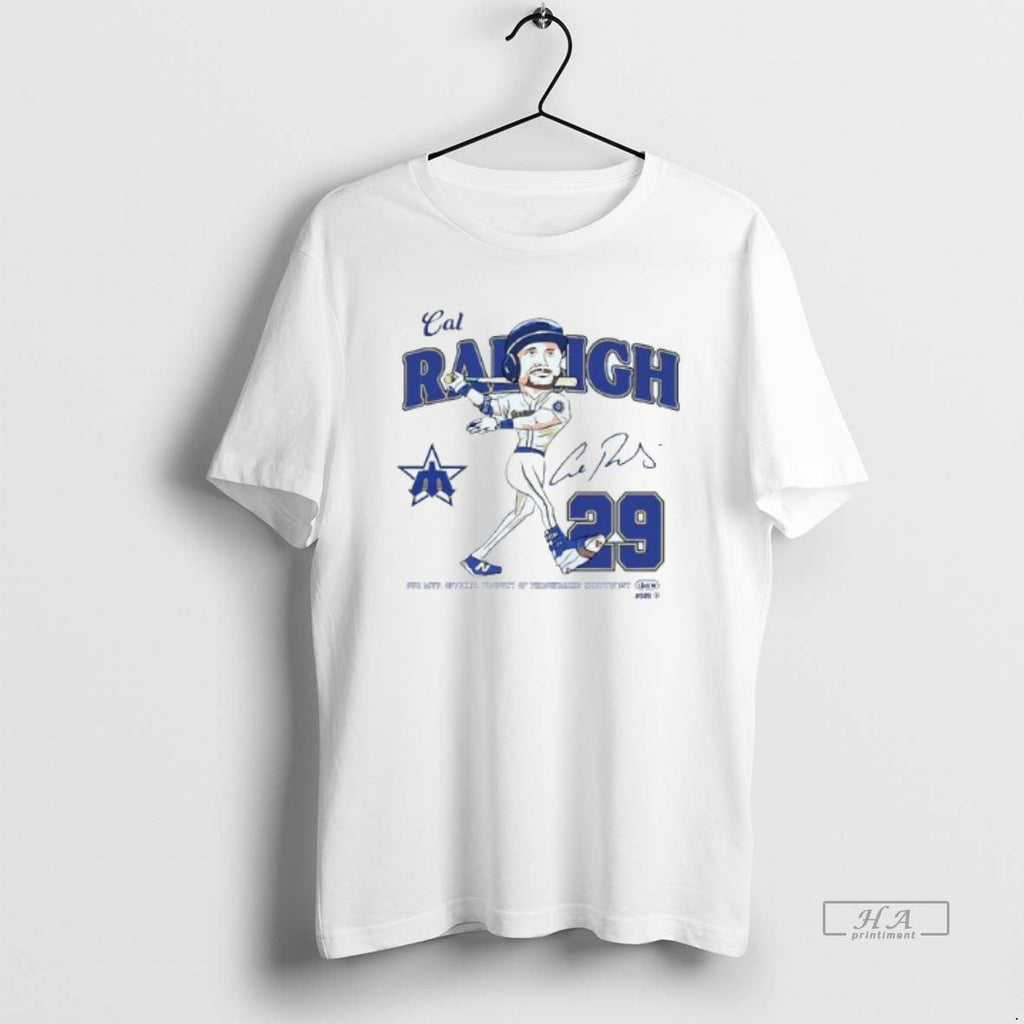 Trendy Cal Raleigh No 29 Our Mvp Seattle Mariners - Adult & Kids T-Shirts, Sweatshirts & Hoodies apparel design preview 1