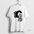 Trendy Calgary Flames Harvey The Hound Mascot Logo - Adult & Kids T-Shirts, Sweatshirts & Hoodies apparel design preview 1