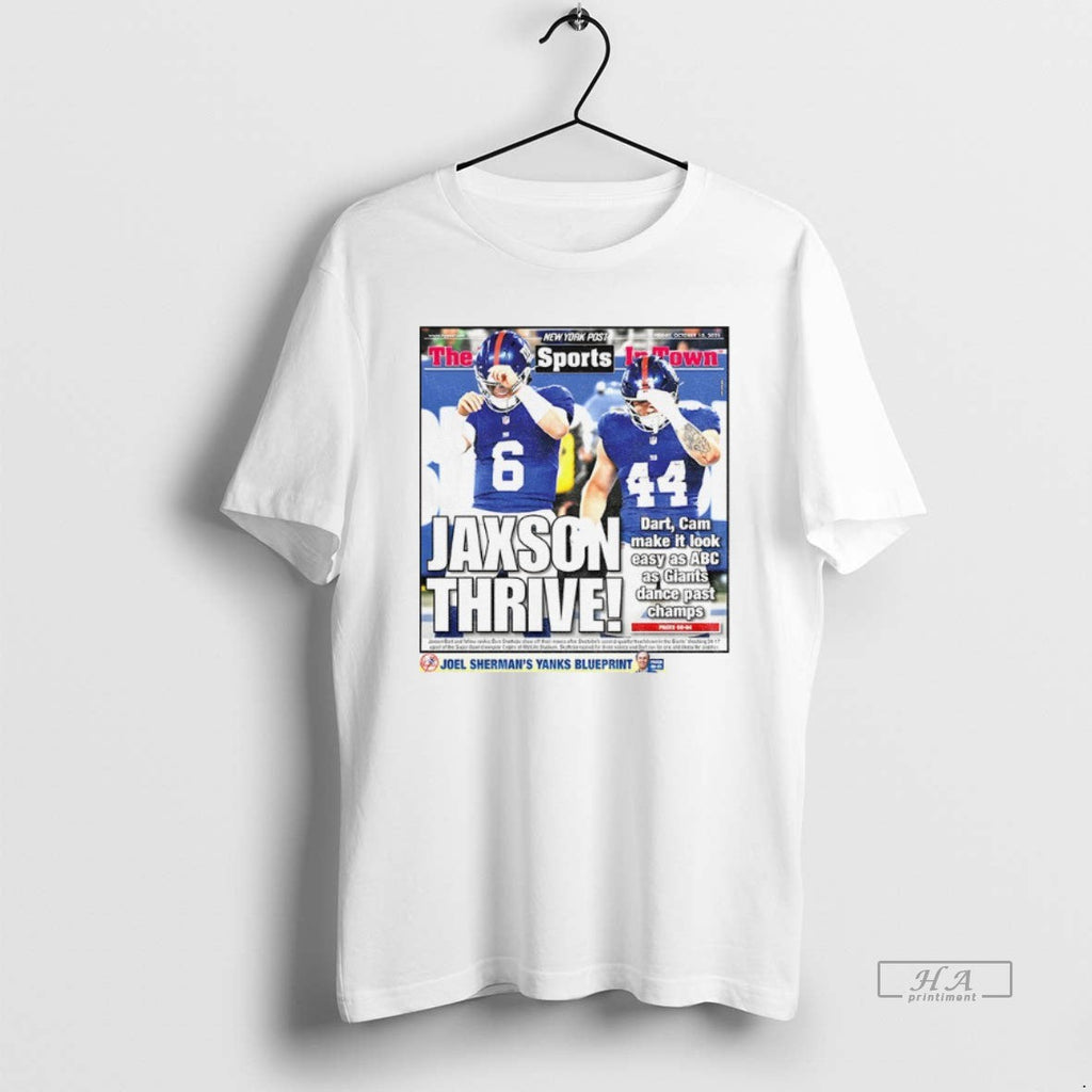 Trendy Cam Skattebo The Sports In Town Jaxsoc Thrive - Adult & Kids T-Shirts, Sweatshirts & Hoodies apparel design preview 1